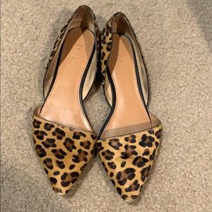 J Crew Calf Hair Flats 8.5